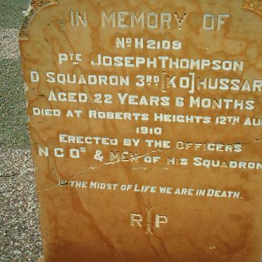 THOMPSON Joseph -1910