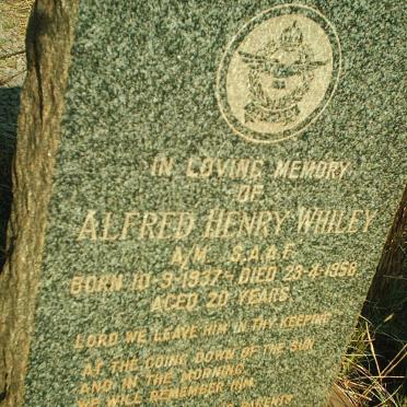 WHILEY Alfred Henry 1937-1958