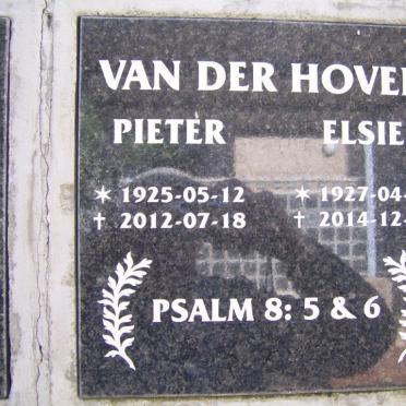 HOVEN Pieter, van der 1925-2012 &amp; Elsie 1927-2014
