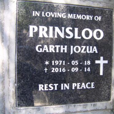 PRINSLOO Garth Jozua 1971-2016
