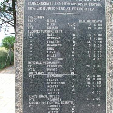 Gauteng, Pretoria, WONDERBOOM, Petronella, British Military memorial