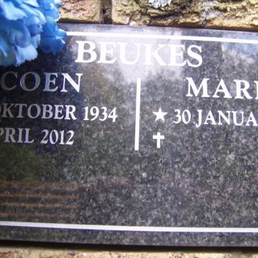 BEUKES Coen 1934-2012 &amp; Marie 193?-