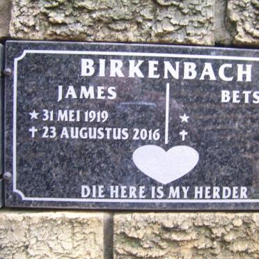 BIRKENBACH James 1919-2016 &amp; Bets