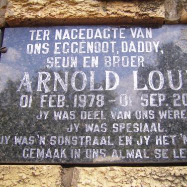 LOUW Arnold 1978-2009