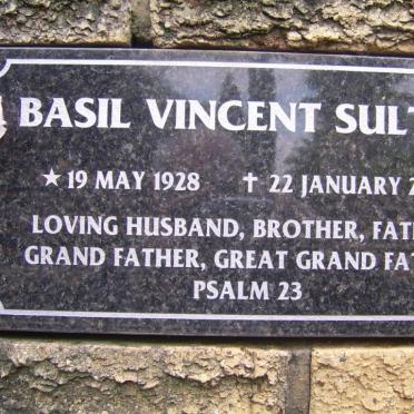 SULTER Basil Vincent 1928-2012