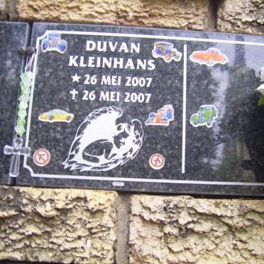 KLEINHANS Duvan 2007-2007
