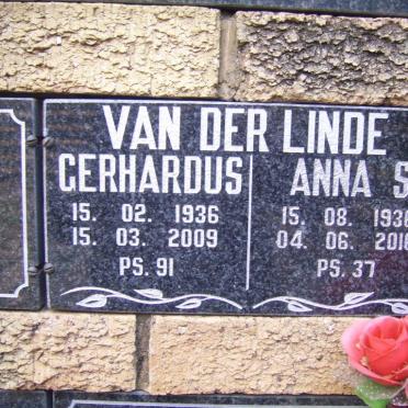 LINDE Gerhardus, van der 1936-2009 &amp; Anna S. 1936-2016