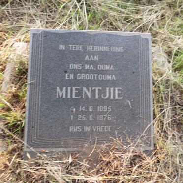 ? Mientjie 1895-1976