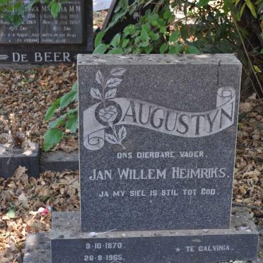 AUGUSTYN Jan Willem Heimriks 1870-1965