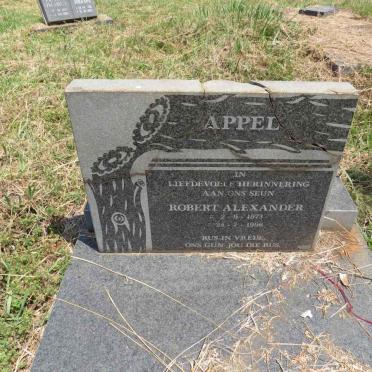 APPEL Robert Alexander 1973-1996