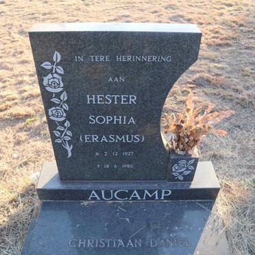 AUCAMP Christiaan Daniel 1922-19?? & Hester Sophia ERASMUS 1927-1980_1