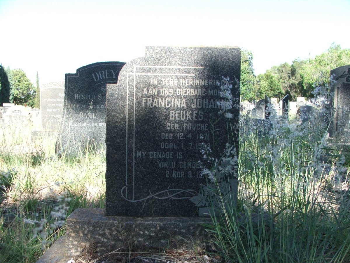 BEUKES Francina Johanna nee FOUCHE 1871-1963