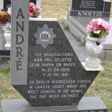 BERG Andre, van den 1959-1991