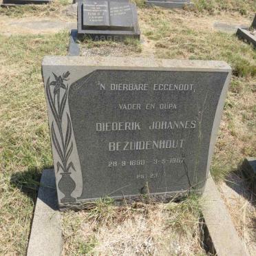BEZUIDENHOUT Diederik Johannes 1898-1967