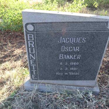 BRUNETTE Jacques Oscar Bakker 1960-1981