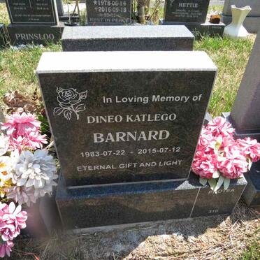 BARNARD Dineo Katlego 1983-2015
