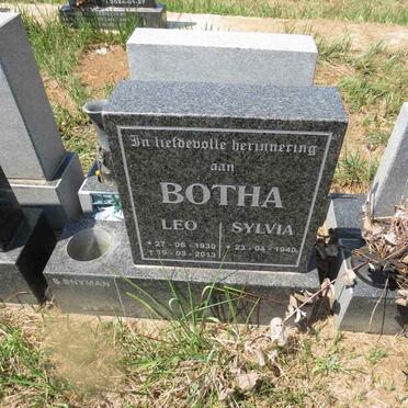 BOTHA Leo 1930-2013 & Sylvia 1940- 