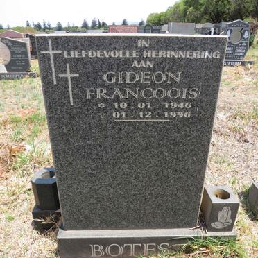 BOTES Gideon Francoois 1946-1996
