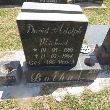 BOTHA David Adolph Michael 1910-1964