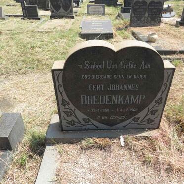BREDENKAMP Gert Johannes 1959-1968