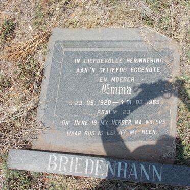 BRIEDENHANN Emma 1920-1985