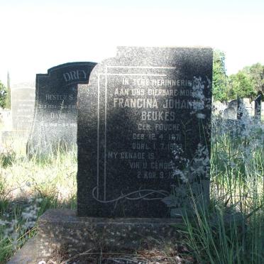 BEUKES Francina Johanna nee FOUCHE 1871-1963