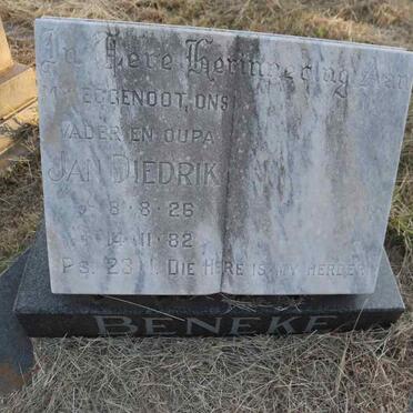 BENEKE Jan Diedrik 1926-1982