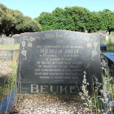 BEUKES Wilhelm Johan 1953-1964