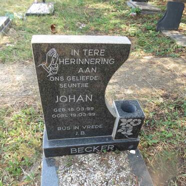 BECKER Johan 1999-1999