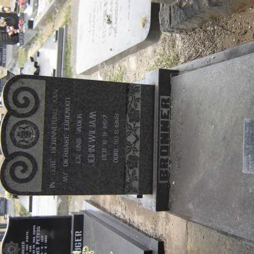 BRONNER John William 1927-1969 :: BRONNER Andre Pieter 1958-1996 :: ERASMUS Angela Irene 1927-1999