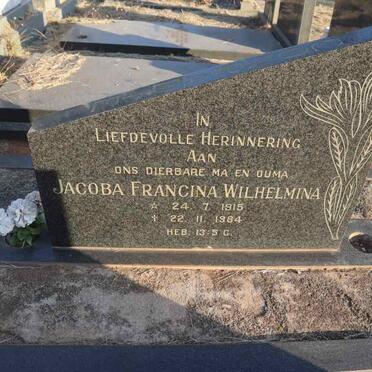 CONRADIE Jacoba Francina Wilhelmina 1915-1984_1