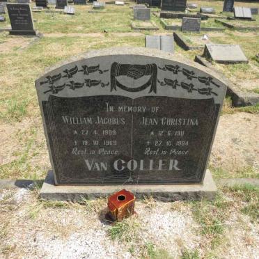 COLLER William Jacobus, van 1909-1969 & Jean Christina 1911-1984