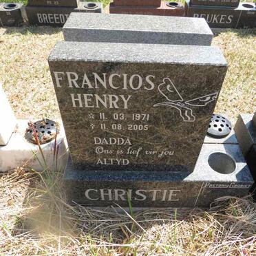 CHRISTIE Francios Henry 1971-2005