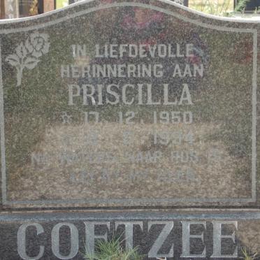 COETZEE Priscilla 1950-1994