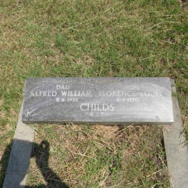 CHILDS Alfred William -1958 & Florence Louise -1970