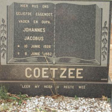 COETZEE Johannes Jacobus 1926-1982