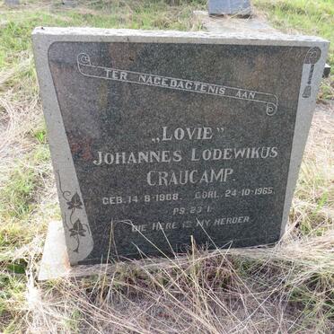 CRAUCAMP Johannes Lodewikus 1908-1965