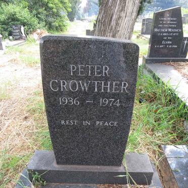 CROWTHER Peter 1936-1974