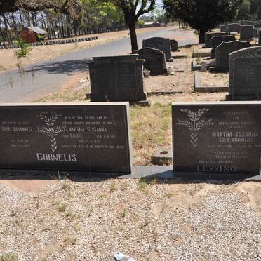 CORNELIS Dirk Johannes 1916-1974 &amp; Martha Susanna DAVEL 1919-1973 :: LESSING Martha Susanna nee CORNELIS 1940-1998