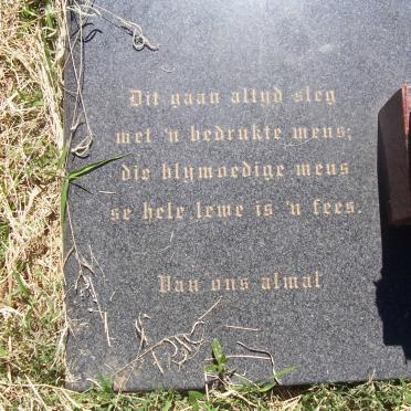 COETZEE Cornelius Gerhardus 1934-1998 