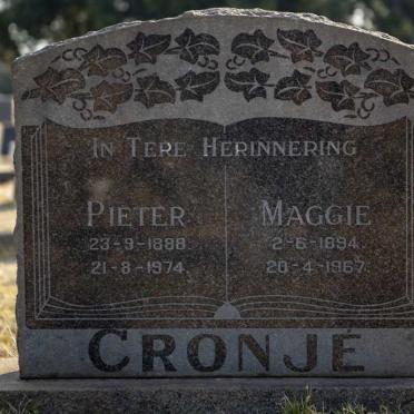 CRONJE Pieter 1888-1974 &amp; Maggie 1894-1967