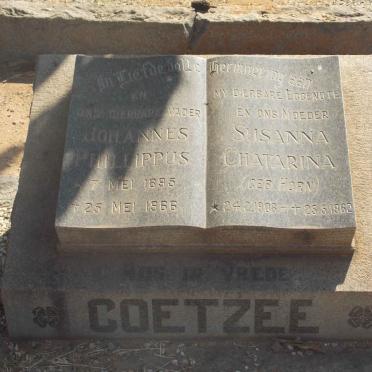 COETZEE Johannes Phillippus 1895-1966 &amp; Susanna Chatarina HORN 1908-1962