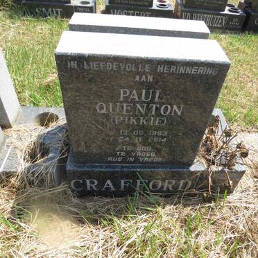 CRAFFORD Paul Quenton 1983-2014
