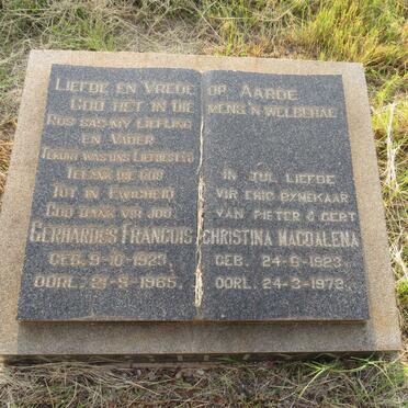 CASTELYN Gerhardus Francois 1923-1965 & Christina Magdalena 1923-1972 _2