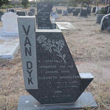 DYK John, van 1917- & Elizabeth Magdelena 1924-1984