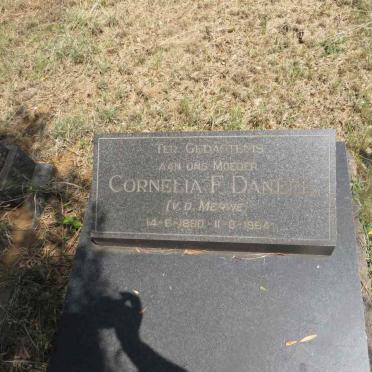 DANEEL Cornelia F. nee v.d. Merwe 1880-1964