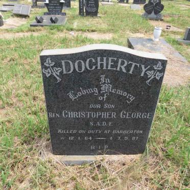 DOCHERTY Christopher George 1964-1987