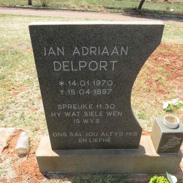 DELPORT Jan Adriaan 1970-1997