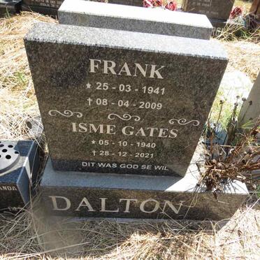 DALTON Frank 1941-2009 & Isme GATES 1940-2021