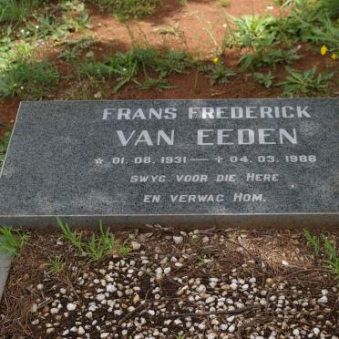 EEDEN Frans Frederick, van 1931-1988